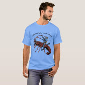 California Spiny Lobster Diving SCUBA Diver URM T-shirt (Voorkant volledig)