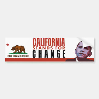California Stands for Change - Bumpersticker