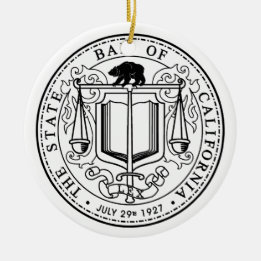 California State Bar-kerstversiering Keramisch Ornament