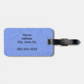 California State Bird Quail & Golden Poppy Bagagelabel (Achterkant horizontaal)