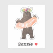 California State Boho-Beer Sticker (Vel)