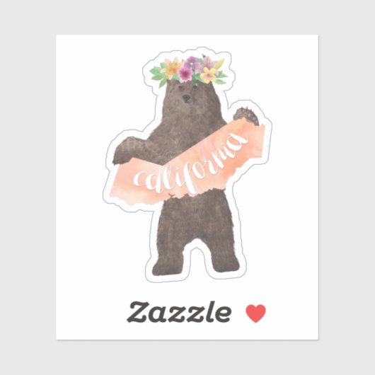 California State Boho-Beer Sticker (Vel)