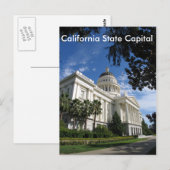 California State Capital Briefkaart (Voorkant / Achterkant)