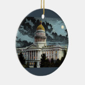 California State Capitol Maanlicht Keramisch Ornament (Rechts)