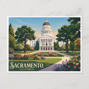 California State Capitol Sacramento Briefkaart