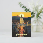 California State Capitol Sacramento Reisposter Briefkaart (Staand voorkant)