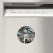 California State Capitool Moonlight Magnet (Insitu (Vaatwasser))