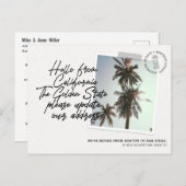 California State Destination Moving Aankondiging (Voorkant / Achterkant)