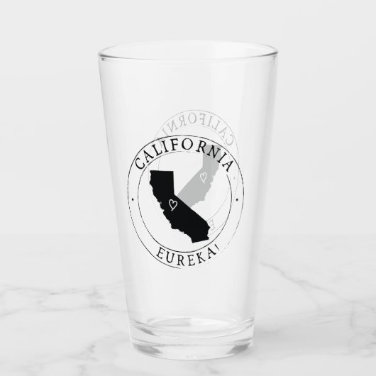 California State Drink Glass Glas (Voorkant)