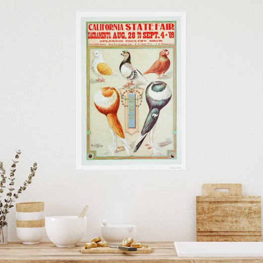 California State Fair 1909 Poster (Keuken)