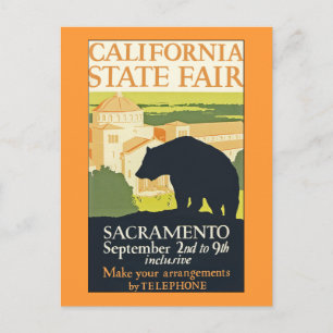 California State Fair Briefkaart