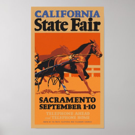 California State Fair USA Vintage Poster 1931 (Voorkant)