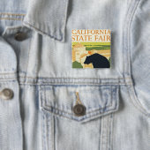 California State Fair Vierkante Button 5,1 Cm (In situ)