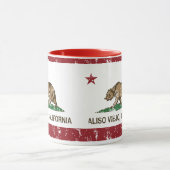 California State Flag Aliso Viejo Mok (Midden)