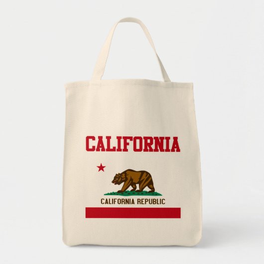 California State Flag Canvas tas (Voorkant)