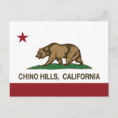 California State Flag Chino Hills Briefkaart (Voorkant)