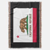 California State Flag Design Decor Deken (Voorkant Verticaal)