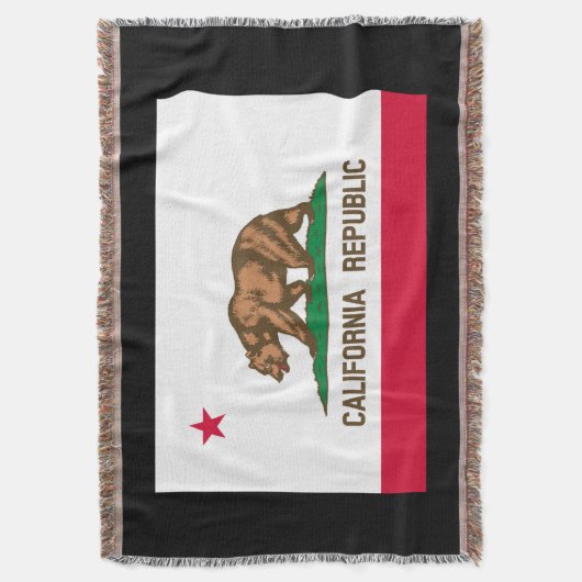California State Flag Design Decor Deken (Voorkant Verticaal)