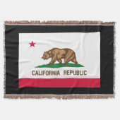 California State Flag Design Decor Deken (Voorkant)