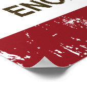 California State Flag Encinitas Poster (Hoek)