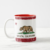 California State Flag Goleta Tweekleurige Koffiemok (Links)