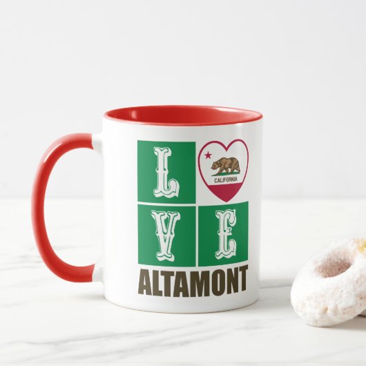 California State Flag Heart Altamont Mok (Met donut)