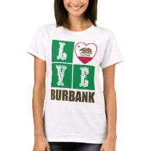 California State Flag Heart Burbank