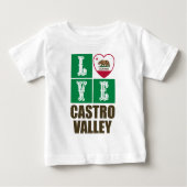 California State Flag Heart Castro Valley (Voorkant)