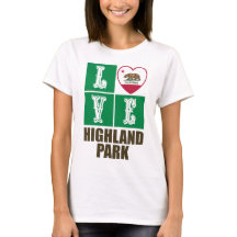 California State Flag Heart Highland Park