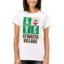 California State Flag Heart Love Atwater Village