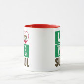 California State Flag Heart Love Sunol Mok (Midden)