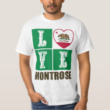 California State Flag Heart Montrose