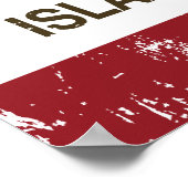 California State Flag Isla Vista Poster (Hoek)