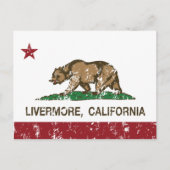 California State Flag Livermore Briefkaart (Voorkant)