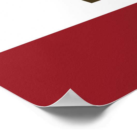 California State Flag Lodi Poster (Hoek)