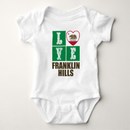 California State Flag Love Franklin Hills Romper