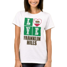 California State Flag Love Franklin Hills