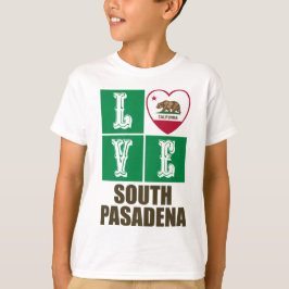 California State Flag Love South Pasadena T-shirt