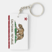 California State Flag Martinez Sleutelhanger (achterkant)