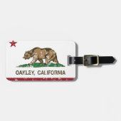 California State Flag Oakley Bagagelabel (Voorkant horizontaal)