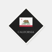 California State Flag Paper Napkins van Janz Servetten (Hoek)