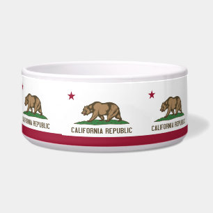 California State Flag Pet Bowl Voerbakje