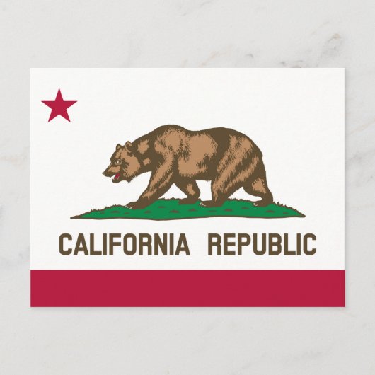 California State Flag.png Briefkaart (Voorkant)