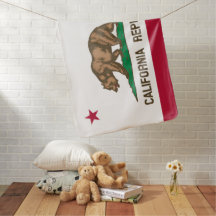 California State Flag Print Patriottisch