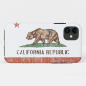 California State Flag Retro iPhone 5 Hoesje (Achterkant (horizontaal))