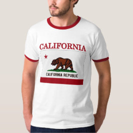 California State Flag Ringer T-shirt