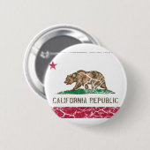California State Flag Ronde Button 5,7 Cm (Voorkant /achterkant)