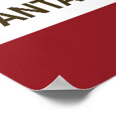 California State Flag Santa Barbara Poster (Hoek)