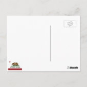 California State Flag Santa Clara Briefkaart (Achterkant)