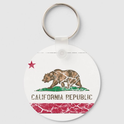 California State Flag  Sleutelhanger (Voorkant)